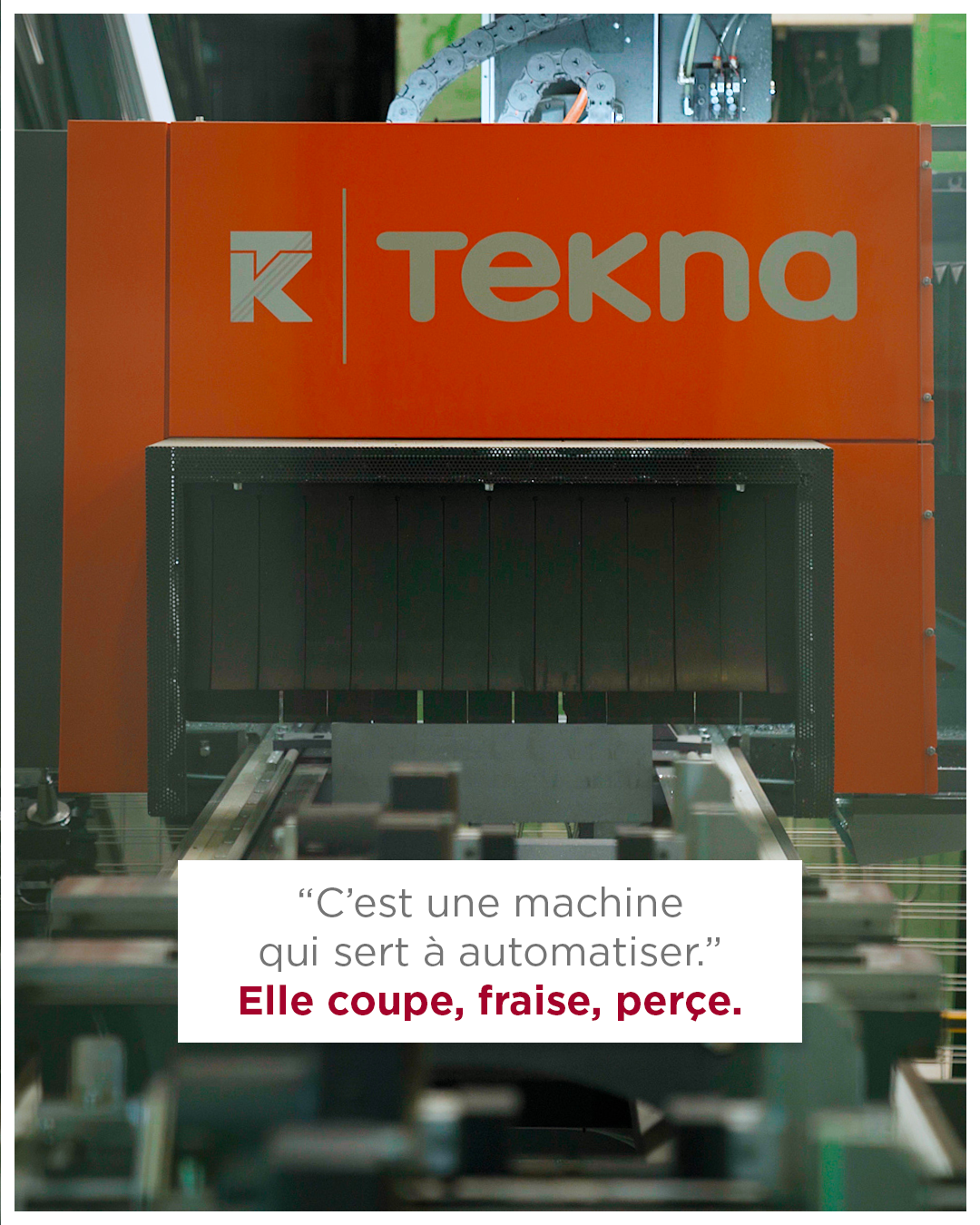 Centre d usinage Tekna - ML Solutions Centre d usinage Tekna automatique dans l atelier ML Solutions à Ergué-Gabéric